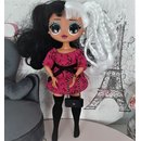 L.O.L  OMG  3-tlg. Kleid + Kniestrumpfe + Gurtel...