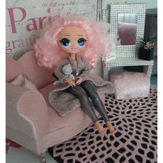  L.O.L  OMG  3-tlg. Strickjacke + Leggins + Gurtel 