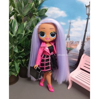 Pinke Jacke mit Kragen